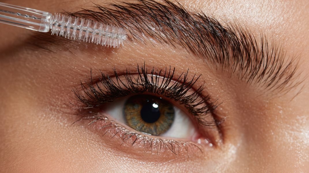Cejas laminadas y peinadas